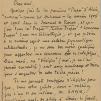 Lettre de Roger Martin du Gard à Jean Paulhan, 1951-07-24