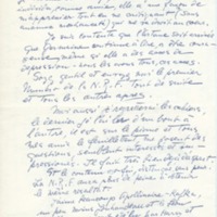 Lettre de Barbara Church à Jean Paulhan (6 décembre 1952)