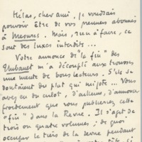 Lettre de Roger Martin du Gard à Jean Paulhan, 1935-01-20