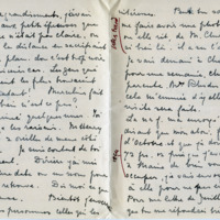 Lettre de Bertha Rhodes à Jean Paulhan, 1934-10-23