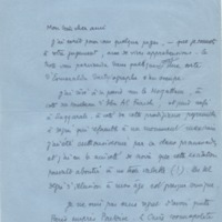 Lettre de Gabriel Bounoure à Jean Paulhan, 1952-11-21