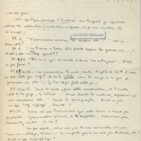 Lettre de Marcel Arland à Jean Paulhan, 1931