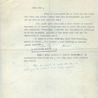 Lettre d'Armand Robin à Jean Paulhan (15 septembre 1957)