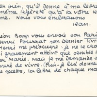 Jean Paulhan à Barbara Church (16 août 1957)