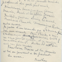 Lettre de Bertha Rhodes à Jean Paulhan, 1958-01-01