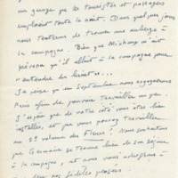 Lettre d'André Rolland de Renéville à Jean Paulhan, 1950-08-13