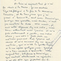 Lettre de Marcel Arland à Jean Paulhan, 1957
