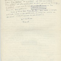Lettre de Marcel Arland à Jean Paulhan, 1951
