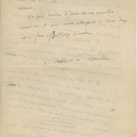 Lettre d'André Rolland de Renéville à Jean Paulhan, 1934-08-18