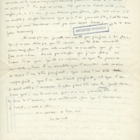 Lettre de Marcel Arland à Jean Paulhan, 1931