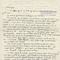 Lettre de Marcel Arland à Jean Paulhan, 1935
