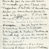 Lettre de Bertha Rhodes à Jean Paulhan, 1936-11-01