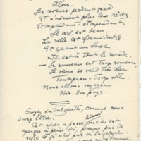 Lettre de Barbara Church à Jean Paulhan (27 mars 1953)