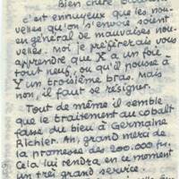 Lettre de Jean Paulhan à Barbara Church (16 mai 1957)