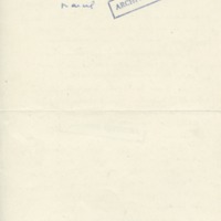 Lettre de Marcel Arland à Jean Paulhan, 1958