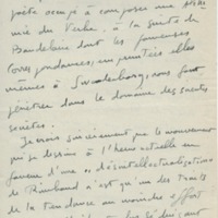 Lettre d'André Rolland de Renéville à Jean Paulhan, 1934-10-16