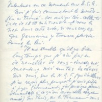Lettre de Barbara Church à Jean Paulhan (6 février 1955)