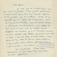 Lettre de Marcel Arland à Jean Paulhan, 1951-12-31