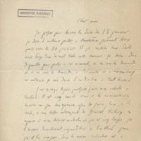 Lettre d'Albert Thibaudet à Jean Paulhan, 1930-08-10