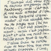 Lettre de Jean Paulhan à Barbara Church (3 mars 1958)