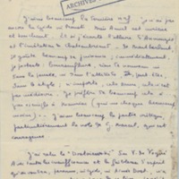 Lettre de Marcel Arland à Jean Paulhan, 1927