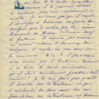 Lettre de Claude Balyne à Jean Paulhan, 1927-11-25