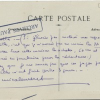 Lettre de Marcel Arland à Jean Paulhan, 1926