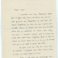 Lettre de Jacques Lemarchand à Jean Paulhan, 1950-05-08