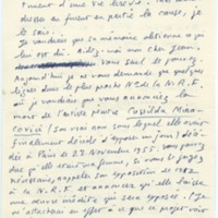 Lettre d'André Rolland de Renéville à Jean Paulhan, 1955-11-29