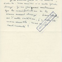 Lettre de Marcel Arland à Jean Paulhan, 1958