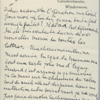 Lettre de Bertha Rhodes à Jean Paulhan, 1953-01