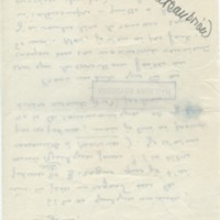 Lettre de Marcel Arland à Jean Paulhan, 1954