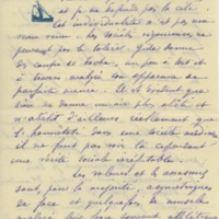 Lettre de Claude Balyne à Jean Paulhan, 1927-11-25