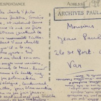Lettre de Marcel Arland à Jean Paulhan, 1928
