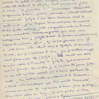 Lettre de Marcel Arland à Jean Paulhan, 1928