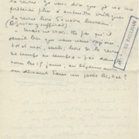 Lettre de Marcel Arland à Jean Paulhan, 1954