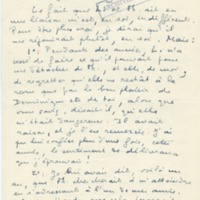 Lettre de Marcel Arland à Jean Paulhan, 1957