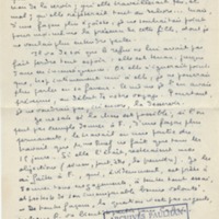 Lettre de Marcel Arland à Jean Paulhan, 1955