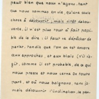Lettre de Jean Paulhan à Barbara Church (décembre 1935)