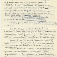 Lettre de Marcel Arland à Jean Paulhan, 1952-07-06