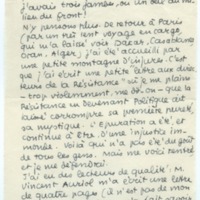 Lettre de Jean Paulhan à Barbara Church (6 mars 1952)
