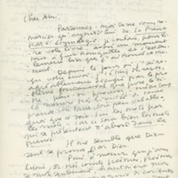 Lettre de Blaise Allan à Jean Paulhan, 1953-07-06