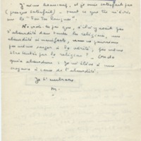 Lettre de Marcel Arland à Jean Paulhan, 1955