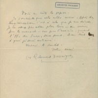 Lettre de Georges Ribemont-Dessaignes à Jean Paulhan, 1931-07-16