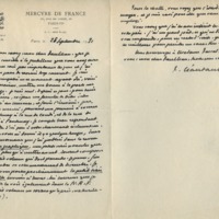 Lettre de Paul Léautaud à Jean Paulhan, 1931-09-28