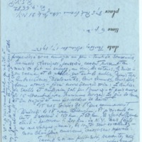 Lettre de Barbara Church à Jean Paulhan (7 novembre 1955)