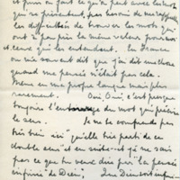 Lettre de Bertha Rhodes à Jean Paulhan, 1934-06-25