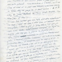 Lettre d'André Rolland de Renéville à Jean Paulhan, 1950-07-31