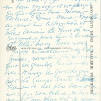 Lettre de Barbara Church à Jean Paulhan (22 septembre 1952)