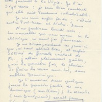 Lettre de Marcel Arland à Jean Paulhan, 1957